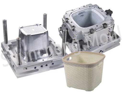 Rattan Laundry Basket Injection Mould 3 Rattan Laundry Basket Injection Mould 3